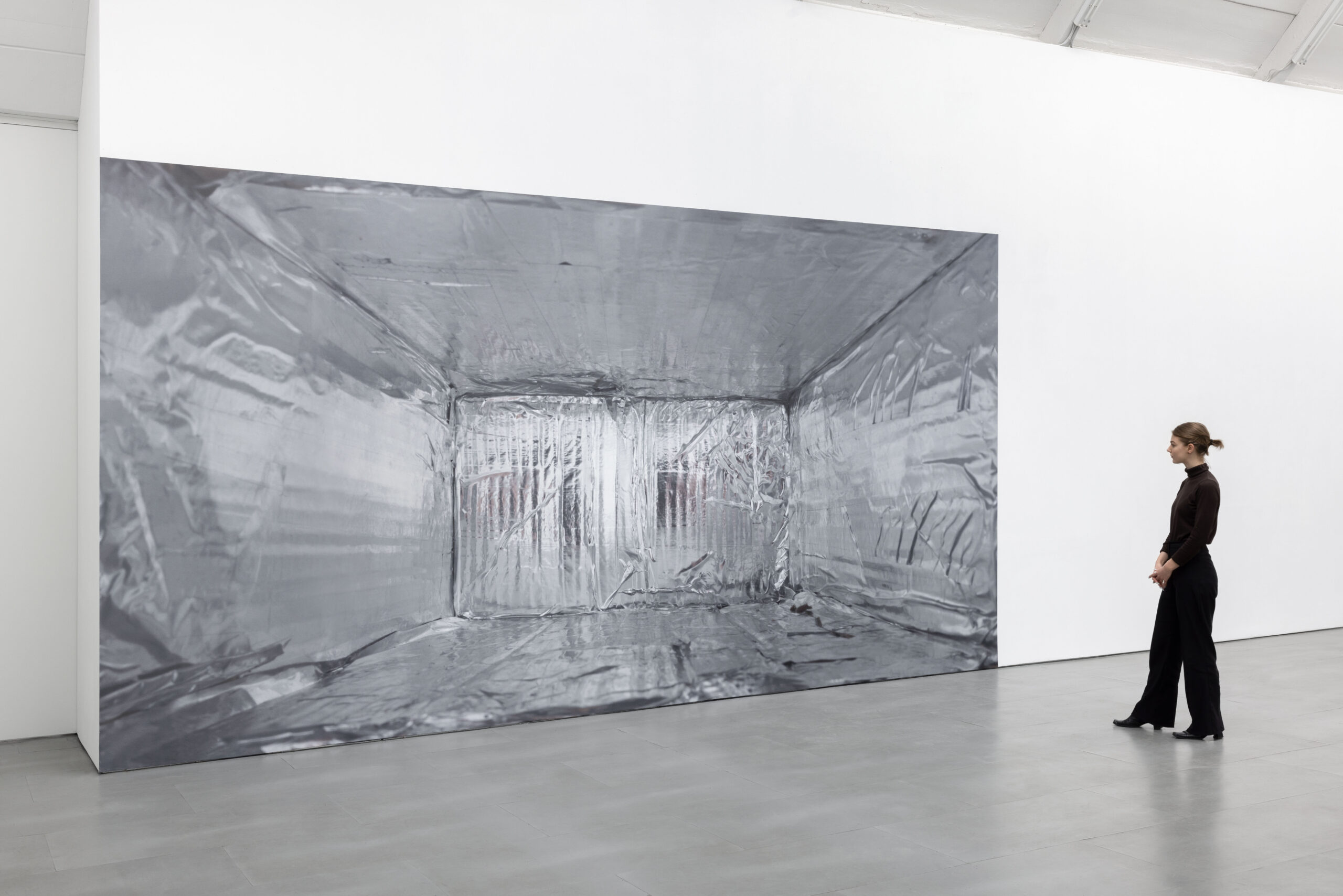 Silver, 2023320 x 600 cmImpressão fotográfica em papel algodão